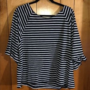 Black and white striped shirt